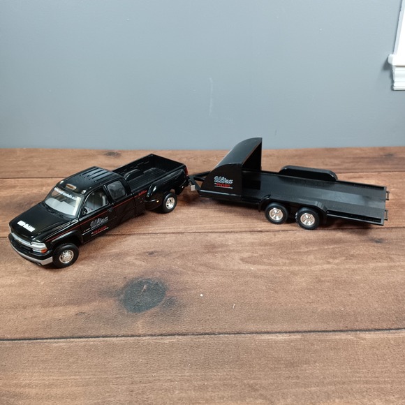 Weil-McLain Flatbed Trailer Model 1/24 Scale Black Excellent Promotional HVAC
